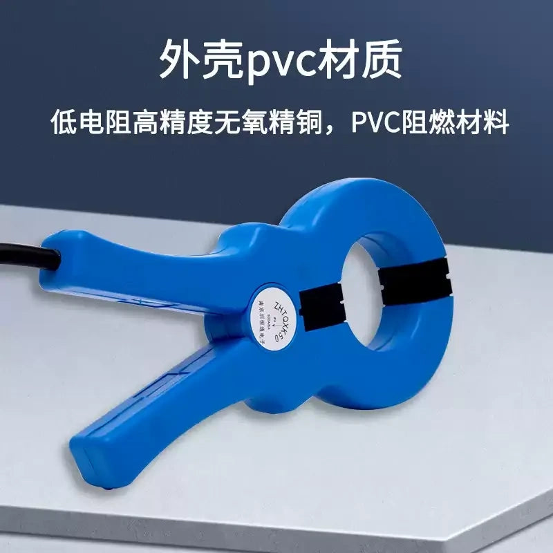 split core current transformer, clamp on current sensor, ZHTQXK50, 50/5~1000/5 ct, 0.5% accuracy current transformer, openable current transformer, industrial power monitoring sensor, ac current clamp transformer, 400hz current sensor, non-intrusive current transformer