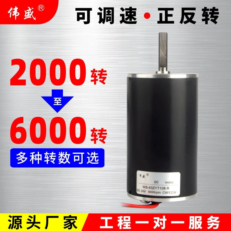 63ZY Micro High?Speed Permanent Magnet DC Motor| 12V/24V