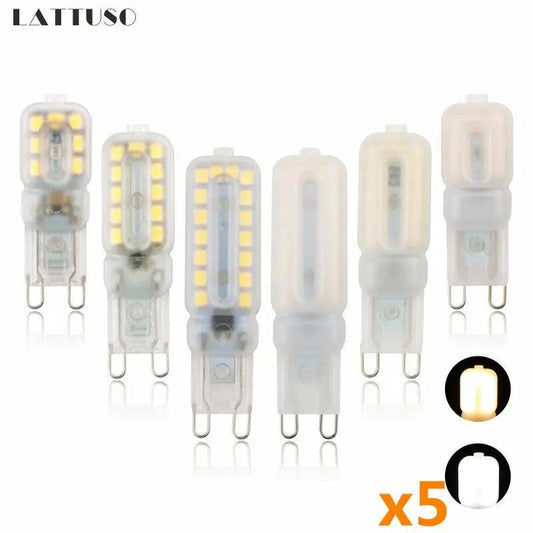 LATTUSO- 5pcs/lot G4 G9 LED Lamp SMD2835 | 3W 5W 7W optional - electrical center b2c
