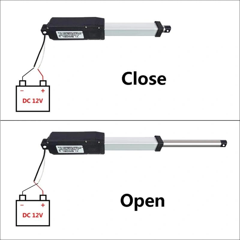 Linear Actuator 20N DC 12V Lifter Telescopic Rod 25mm 50mm 75mm 100mm 150mm Switch Pause Remote Controller Micro Lineal Actuador