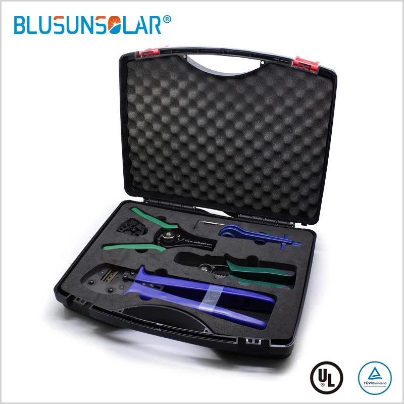 Mti Tools Wire Crimper Tools Kit Solar Cable Solar Plug Terminal Crimper Plier Wire Cutter Wire Stripper SOLAR Spanner Wrench