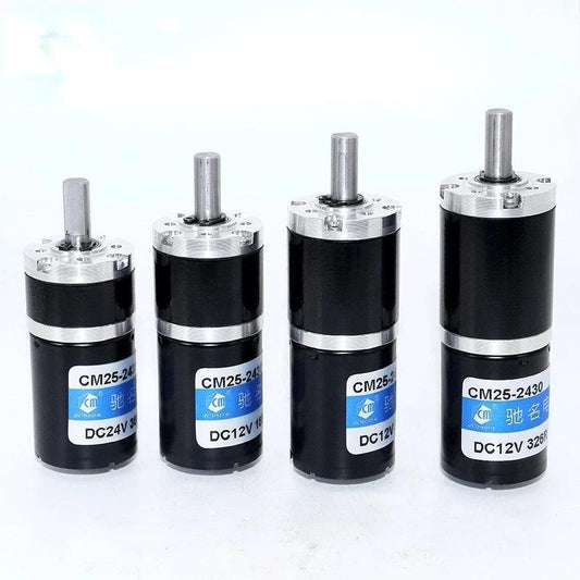 Planetary Gear DC Brushless Motor 12V High Torque Reduction Speed 18rpm-1411rpm BLDC PWM Controller Forward Reverse cm25-2430