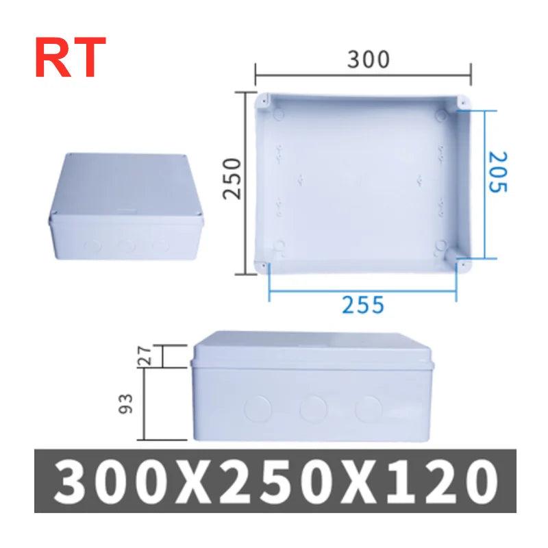 RA RT Wholesale ABS Plastic IP65 IP55 Waterproof Junction Box DIY Outdoor Electrical Connection Box Cable Branch Box