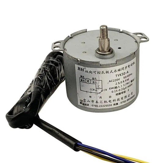 Range Hood Accessories Permanent Magnet Synchronous Motor TYK50 AC 220V 2.5/3RPM Automatic Lifting 60KTYYZ AC220V 3/3.6RPM Motor