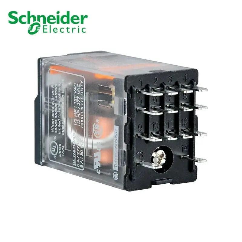 SCHNEIDER- 5pcs/lot RXM Series Miniature Plug-in Relays with LED - electrical center b2c