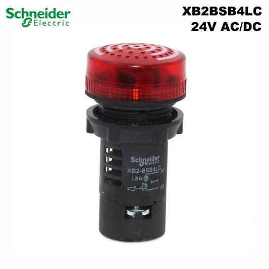 Schneider Electric XB2BSB4LC 24VAC/DC buzzer with light XB2-BSM4LC 220VAC 50 / 60HZ intermittent sound opening size 22mm,buzzer 22mm