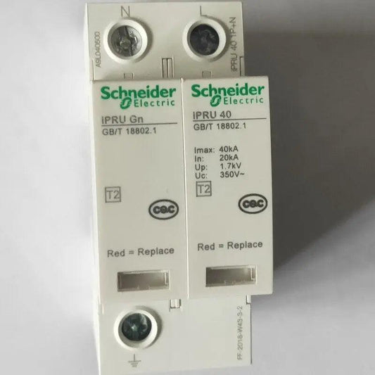 Schneider- Pluggable Surge Protector iPRU| TYPE II/ 1P+N 10KA-120KA optional - electrical center b2c