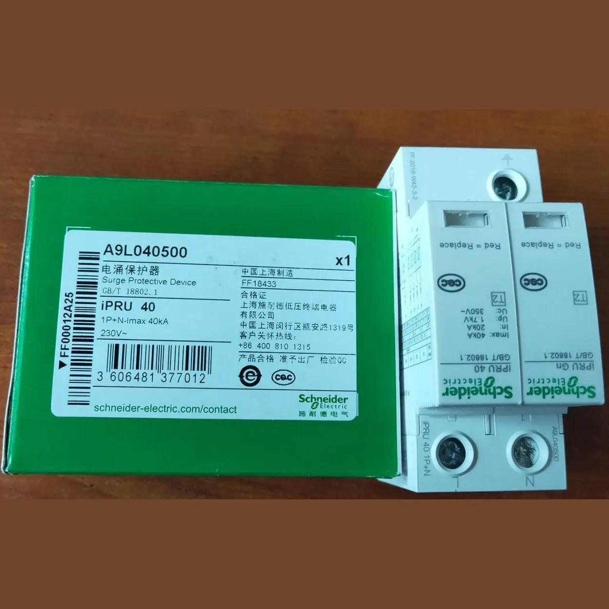 Schneider- Pluggable Surge Protector iPRU| TYPE II/ 1P+N 10KA-120KA optional - electrical center b2c