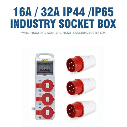 TAIXI- Indoor and Outdoor Portable Mobile Industrial Socket Box - electrical center b2c