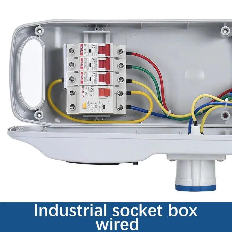 TAIXI- Indoor and Outdoor Portable Mobile Industrial Socket Box - electrical center b2c