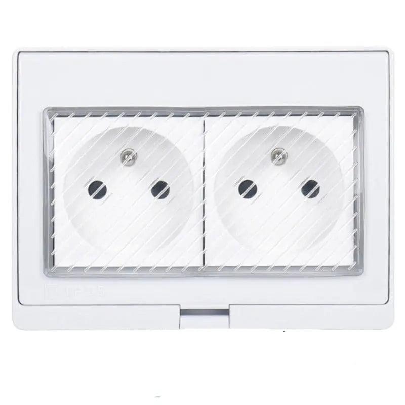 TAIXI- IP55 Waterproof Socket Switch Box| EU AU UK US FR Universal Type Socket optional - electrical center b2c,IP55 SOCKET EU
