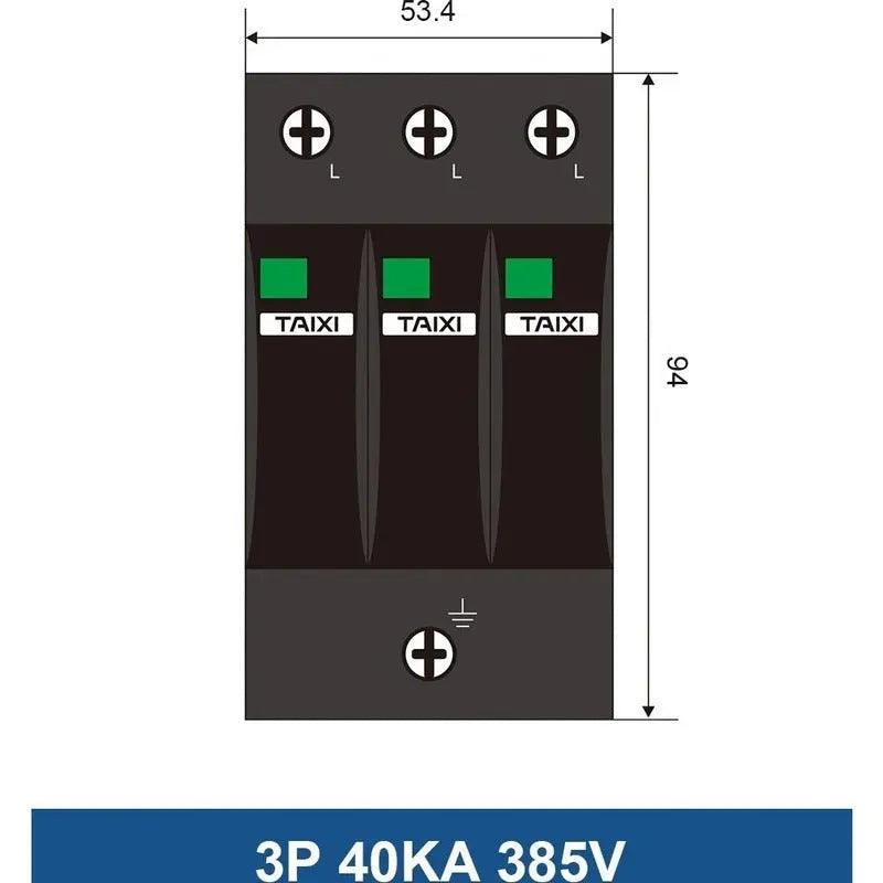 TAIXI- Surge Protective Device AC 20KA~40KA Surge Protector - electrical center b2c