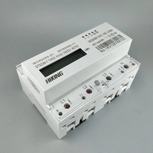 TOMZN- 10(100)A 3*230V/400V 50HZ Three Phase Din rail KWH Meter - electrical center b2c