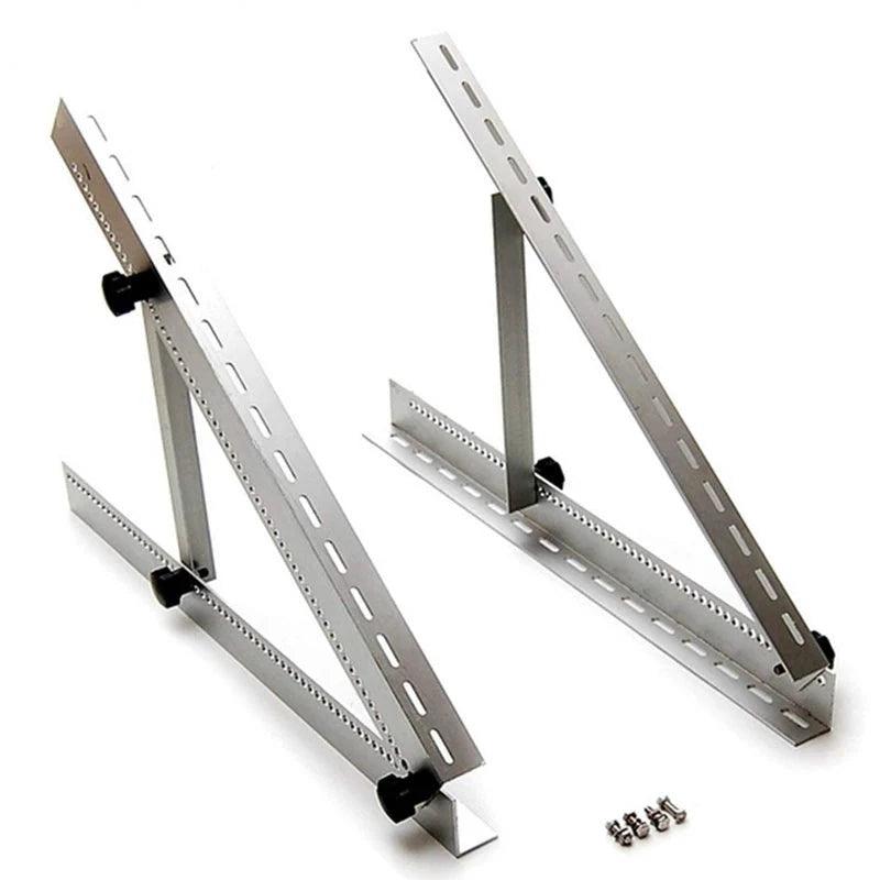 Triangle Aluminum Panel Mounted Bracket 41 InchTriangel Back Beam 300W /350W Solar Panel Roof Mounting Bracket for Van