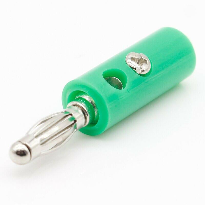 10 X Audio Speaker Screw Banana Gold Plate Plugs Connectors 4mm.