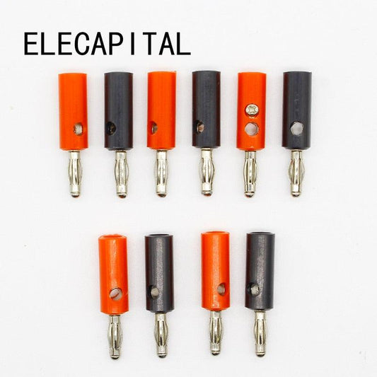 10 X Audio Speaker Screw Banana Plugs Connectors 4mm, IN STOCK, FREE SHIPPING.lot socket connector banana