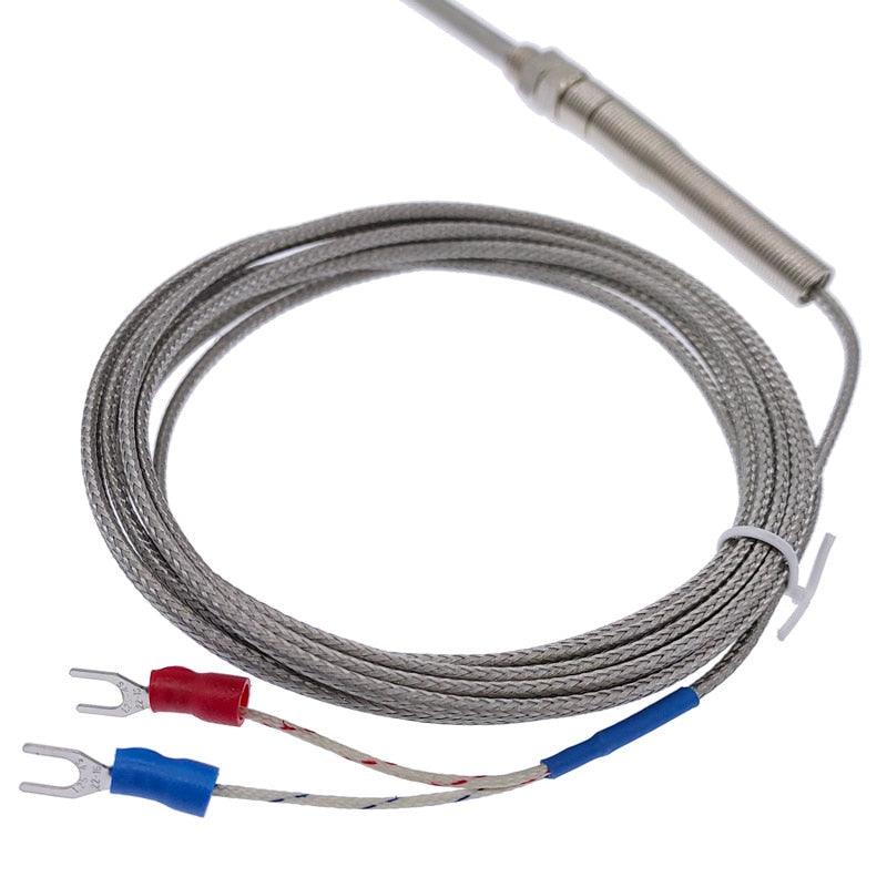 100mm K type thermocouple probe type thermocouple sensor stainless steel 0-400℃.