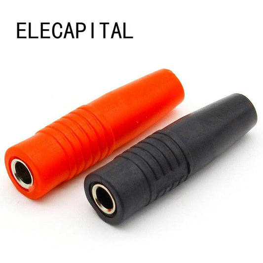 10Pcs Brass 4mm Banana Female Insulated Jack Plug Wire Solder Connector.lot socket connector banana