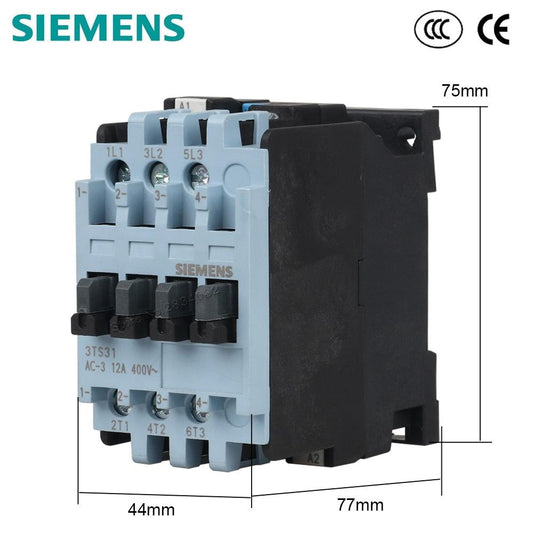 12A 18A AC Contactor 220V 50/60Hz Coil Voltage AC220V Contactor 3TS31 3TS32 00-0XM0 SIEMENS.