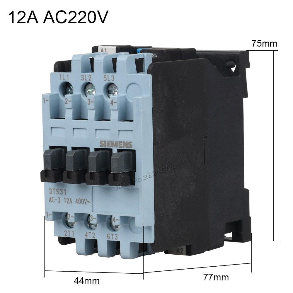 12A 18A AC Contactor 220V 50/60Hz Coil Voltage AC220V Contactor 3TS31 3TS32 00-0XM0 SIEMENS.