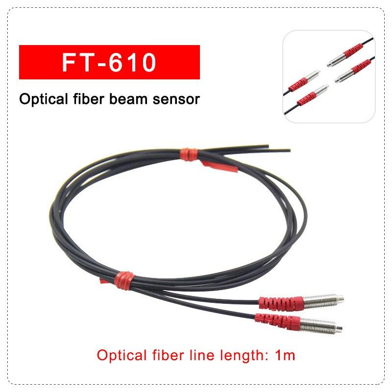 1m Optical Fiber Reflection Sensor M3 M4 M6 Optical Fiber Beam Sensor Switch FRS-310 FRS-410 FRS-610.