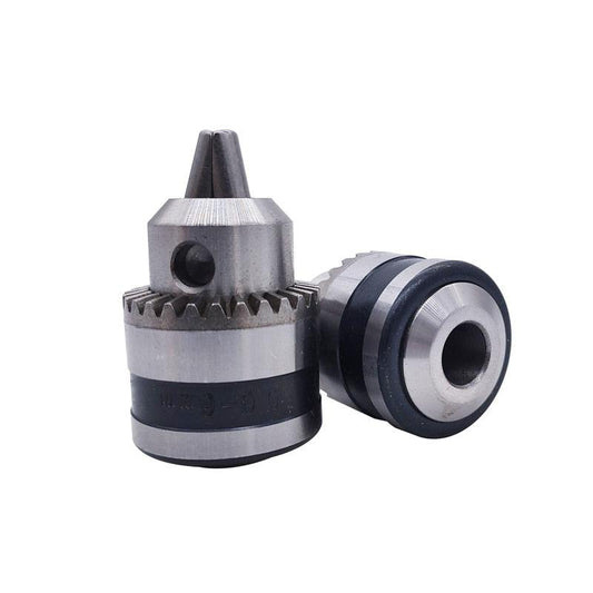 1pcs 0.6-6mm B10 3/8 24UNF Thread Drill Chuck Conversion Drill Chuck Wrench Into Electric Drill Keyless 3 Jaw Chuck.