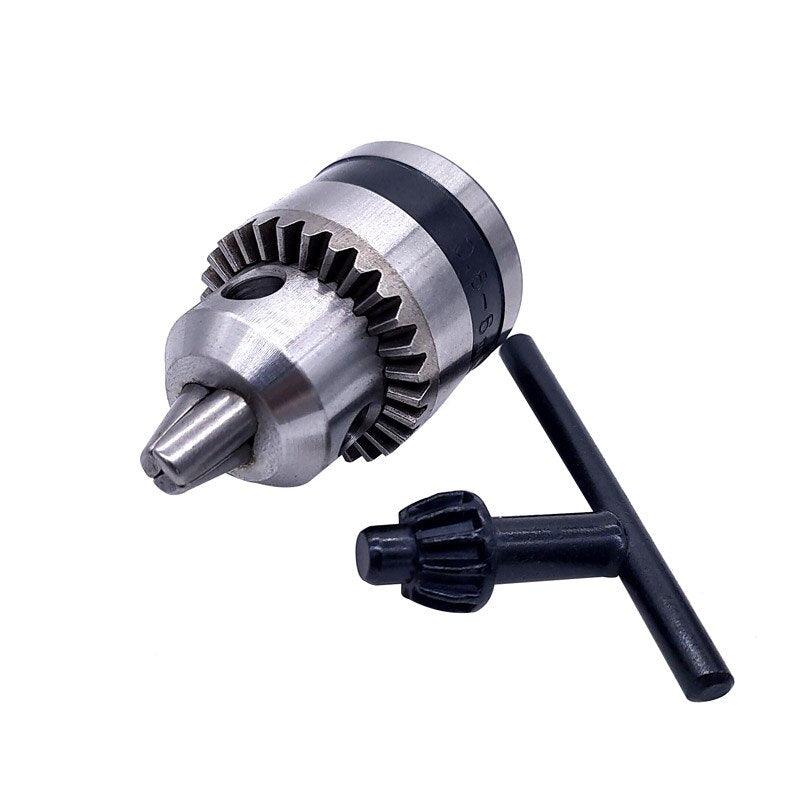 1pcs 0.6-6mm B10 3/8 24UNF Thread Drill Chuck Conversion Drill Chuck Wrench Into Electric Drill Keyless 3 Jaw Chuck.