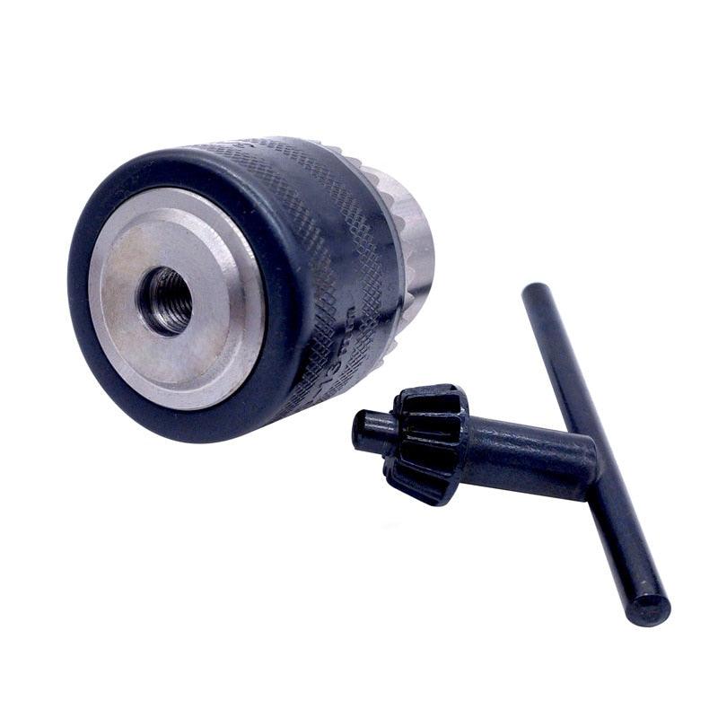 1pcs 1.5-13mm B16 3/8 Thread Drill Chuck Conversion Drill Chuck 1/2 M12x1.25 Wrench Into Electric Drill Keyless 3 Jaw Chuck.