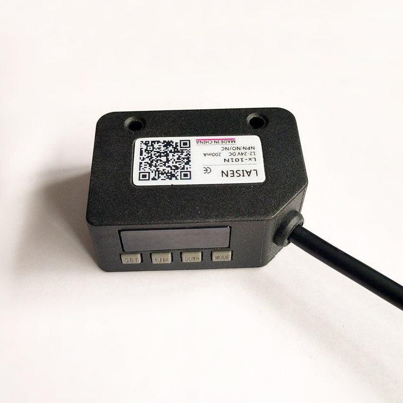 1pcs Color code sensor LX-101N DC10-30V mark detection Intelligent digital display color Recognition photoelectric switch.