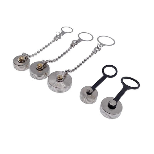 1PCS GX12 GX16 GX20 Aviation Connector Plug Cover Waterproof Dust Metal Cap Circular Connector Protective Sleeve New.