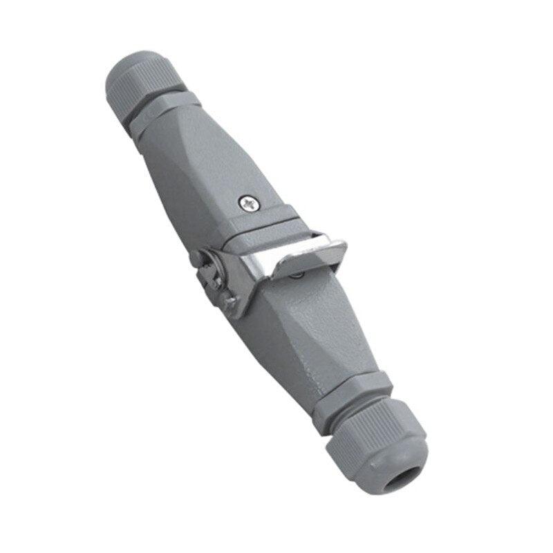 1PCS Heavy duty connector 4core (3+1) 5core (4 +1) 6core (5+1) 8core (7+1) 10A Rectangular aviation plug.