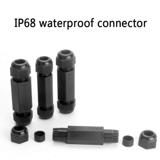 1PCS IP67 Waterproof Straight Connector Junction Box Electrical Wire Cable Connector PG11/13 Outdoor Plug Socket Terminal Block.