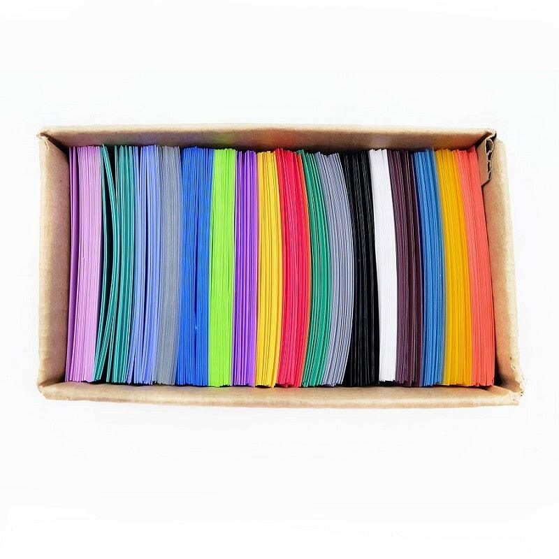 20/500pcs 18650 Battery Film Tape PVC Heat Shrink Tube Precut Shrinkable Sleeve Tubing Protect Pipe Cover for Batteries Wrap.