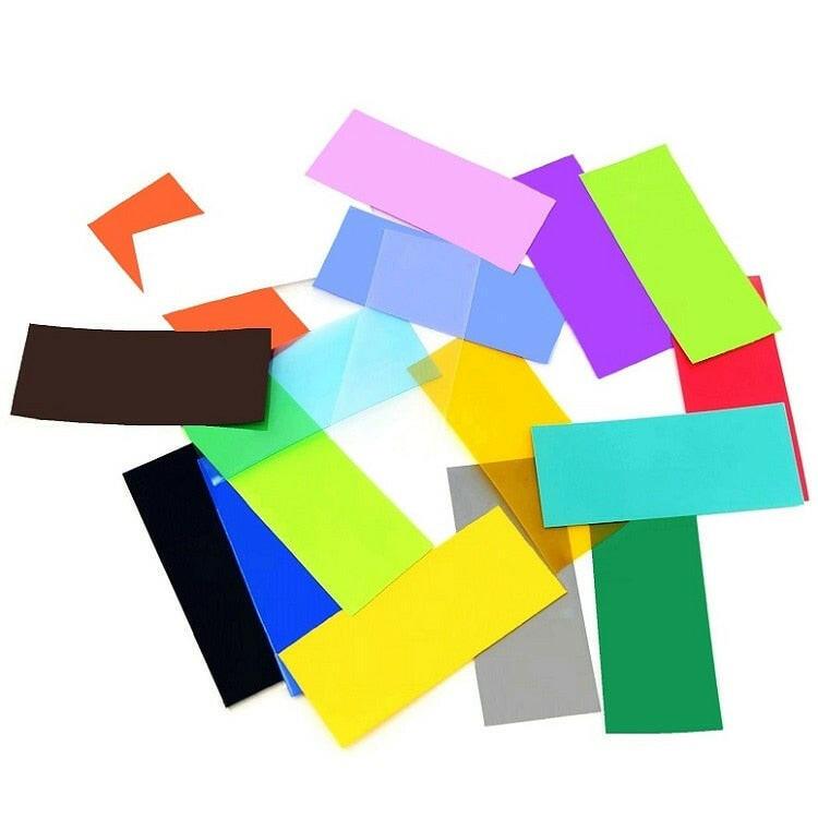 20/500pcs 18650 Battery Film Tape PVC Heat Shrink Tube Precut Shrinkable Sleeve Tubing Protect Pipe Cover for Batteries Wrap.