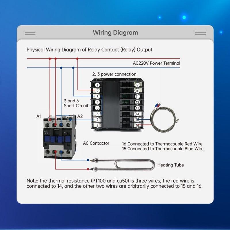 220V PID Temperature Controller REX-C900 Thermocouple PT100 K Universa Input Multi-input SSR Relay Output Thermostat Regular.