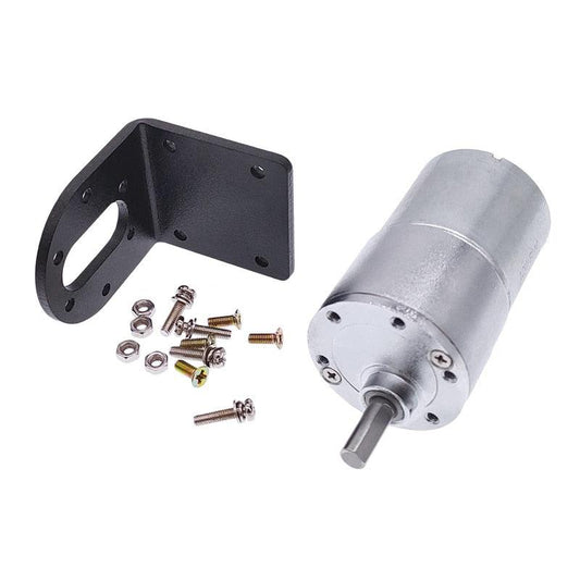 24V 12V DC motor with mounting bracket high torque GB37RG eccentric shaft gear motor+motor holder.gb37rg