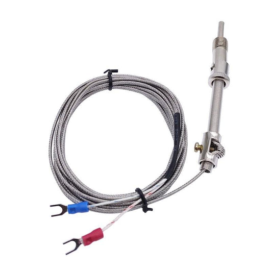 30mm K type thermocouple probe type thermocouple sensor stainless steel 0-400℃.