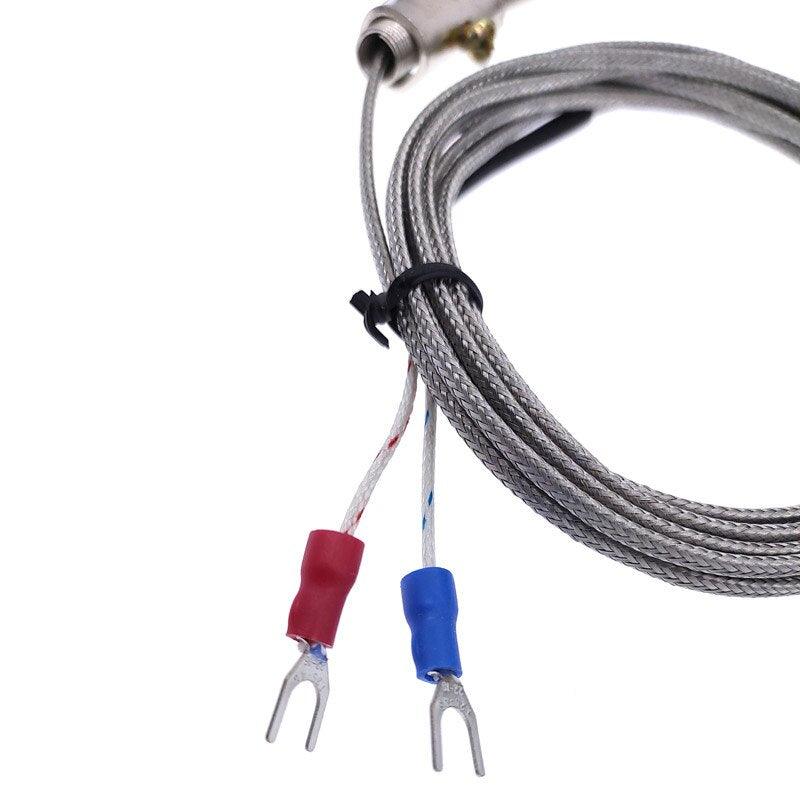 30mm K type thermocouple probe type thermocouple sensor stainless steel 0-400℃.