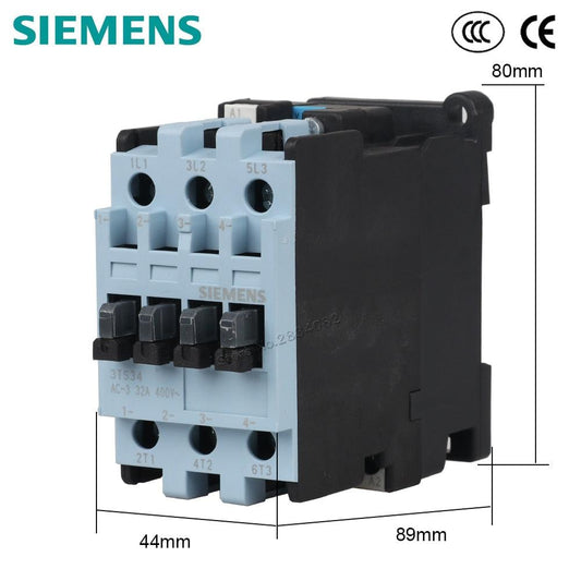 32A AC Contactor 220V 50/60Hz Coil Voltage AC 24V 110V 220V 380V Contactor 3TS34 00-0XM0 SIEMENS.