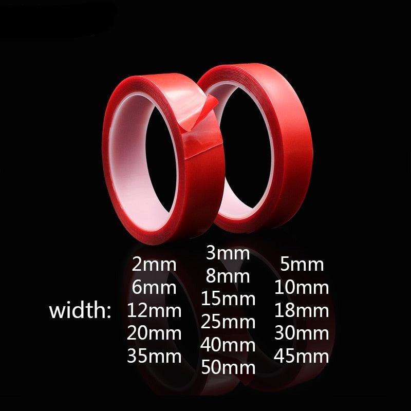 3M 5mm 6mm 8mm 10mm 12mm 15mm Double Sided Adhesive Super Strong Transparent Acrylic Foam Adhesive Tape No Traces Sticker.