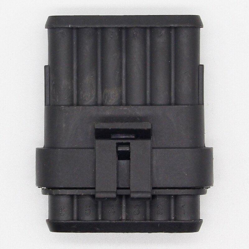 5 Sets NEW Car Part 6 Pin Way Sealed Waterproof Electrical Wire Auto Connector Plug Set Free Shipping.