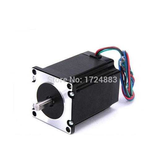 57 Stepper motor 18 Step angle 5718HB3/57BYGH34 2.3N.m NEMA23 76MM length D type M8 shaft length 20mm.