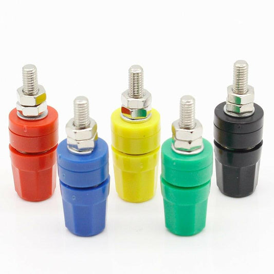 5pcs M4X36 pure copper terminal 4mm banana Jack Socket 20A binding post Banana plug connector.lot socket connector banana