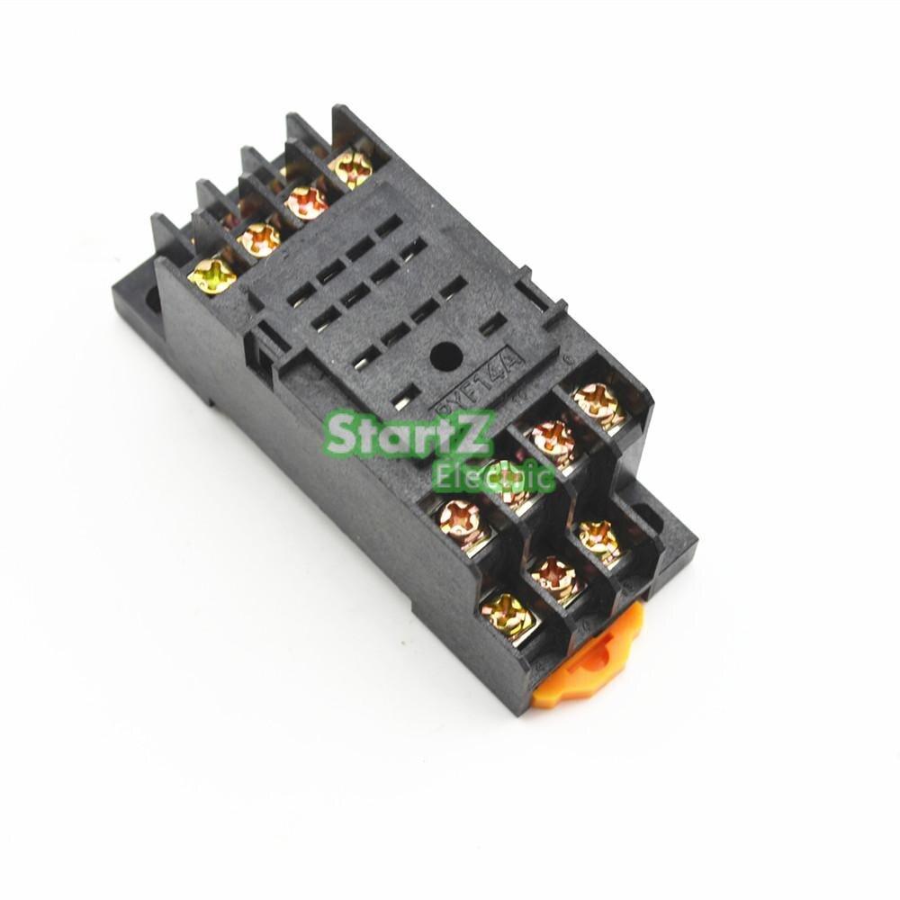 5Pcs/lot Relay MY4NJ DC24V Small relay 5A 14PIN With Socket Base.