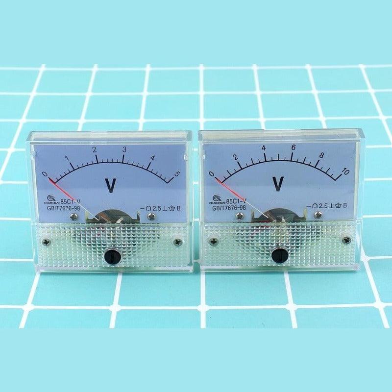 85C1 V DC pointer voltmeter meter Plate table 85C1-V series| 1V up to 500V.