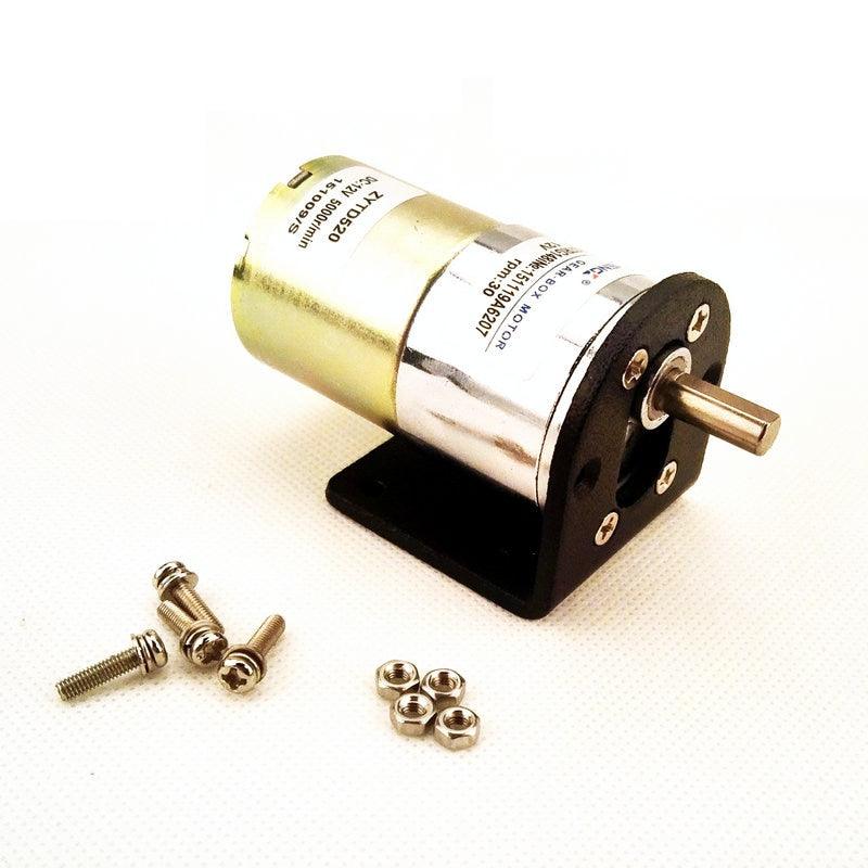 Aluminium alloy 37GB(GA) gear motor Bracket with Matching screw.
