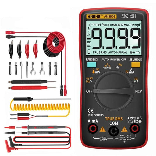 ANENG- AN8009 Digital Multimeter Transistor Testers| Capacitor True-RMS Tester.
