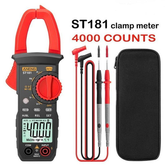 ANENG- ST181 Clamp Meter| DC/AC Current 4000 Counts Ohm Test.