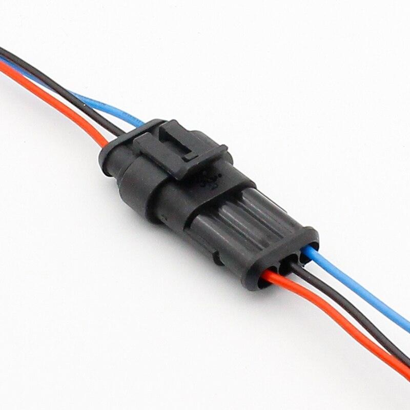 Auto wire connector 1 2 3 4 5 6 Way 1P 2P 3P 4P 5P auto connector Male & Female Waterproof Electrical Connector Plug with cable.