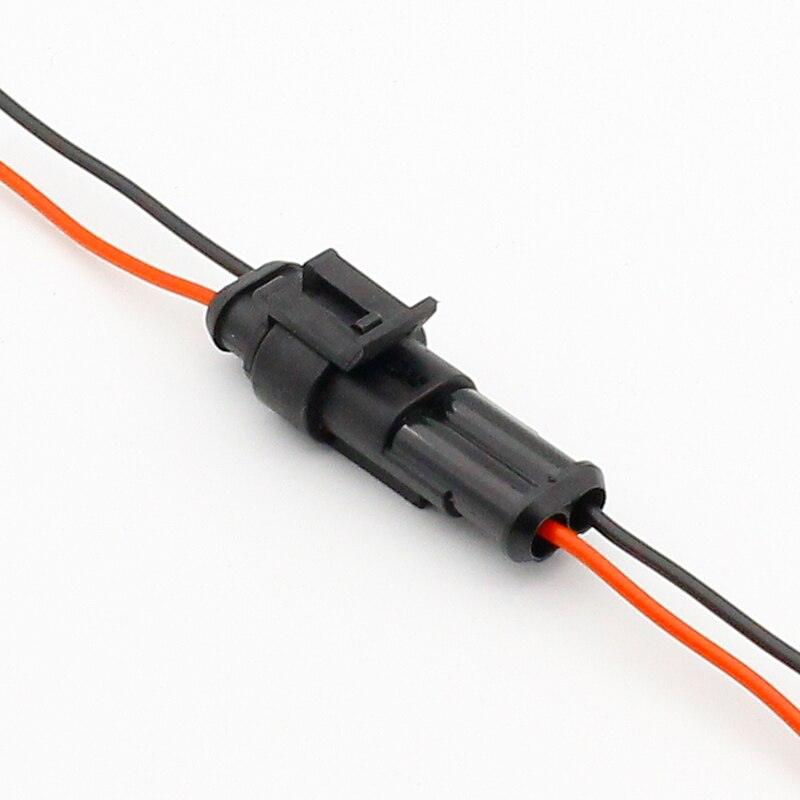 Auto wire connector 1 2 3 4 5 6 Way 1P 2P 3P 4P 5P auto connector Male & Female Waterproof Electrical Connector Plug with cable.